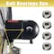 Elexnux 30in 120V 3-Speed High Velocity Indoor or Outdoor Yellow Oscillating Misting Pedestal Fan IR-FAN7802 - alternate 2
